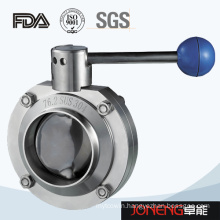 Stainless Steel Food Grade Welded Manual Butterfly Valve (JN-BV1008)